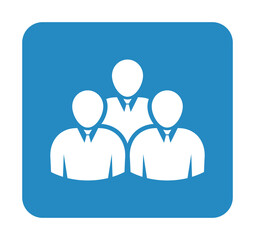 Symbol, ikona ludzi. Plik wektorowy.