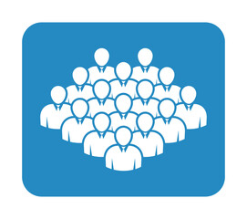 Symbol, ikona ludzi. Plik wektorowy.