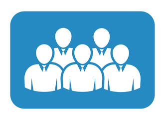 Symbol, ikona ludzi. Plik wektorowy.