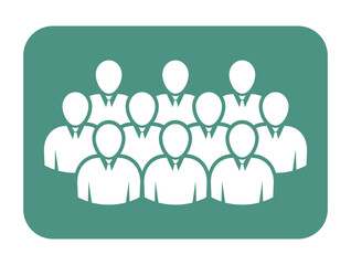 Symbol, ikona ludzi. Plik wektorowy.