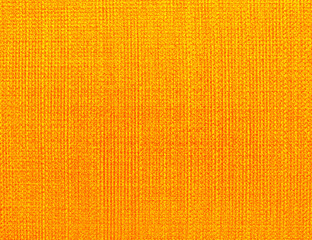 Natural Canvas of Orange Fabric for Background