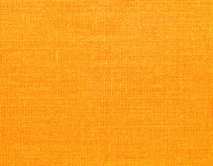 Natural Canvas of Orange Fabric for Background