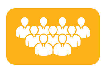 Symbol, ikona ludzi. Plik wektorowy.