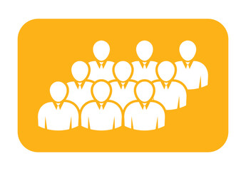 Symbol, ikona ludzi. Plik wektorowy.