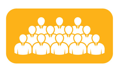 Symbol, ikona ludzi. Plik wektorowy.