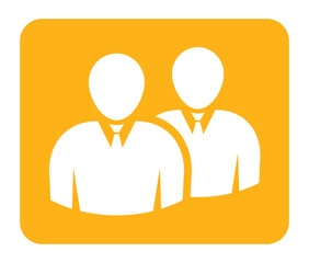 Symbol, ikona ludzi. Plik wektorowy.