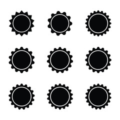 Y2k abstract retro shapes elements design