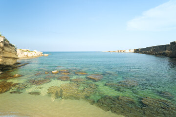 Fototapeta premium Siracusa wild beach seascape