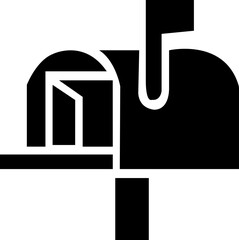 Advertising Icons, paper, pen, ink office, post, letter box