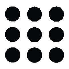 Y2k abstract retro shapes elements design