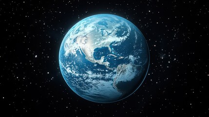 Fototapeta premium Earth, planet, space, cosmos, stars.