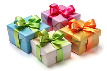 Obraz premium gift box isolated on white