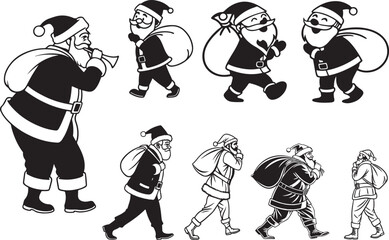 Obraz premium black and white cartoon illustration of a couple