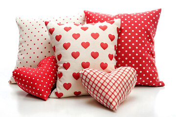 Obraz premium red and white pillow