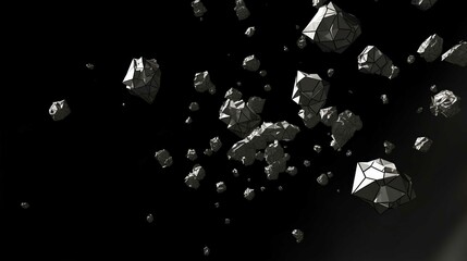 Brilliant Blue Ice Cube Gemstone Luxury Jewelry Abstract Macro Shot