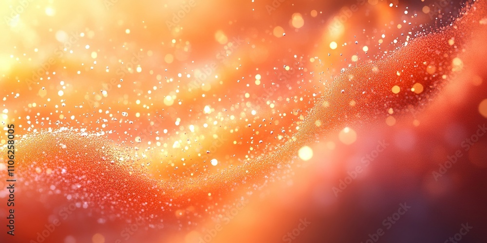 Poster beautiful abstract background with vibrant colors and sparkling effects creating a dreamy atmosphere