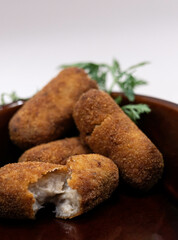 croquettes on a plate