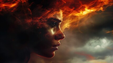 Fiery Woman Profile