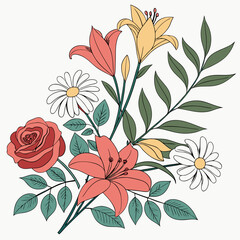 pattern with flowers