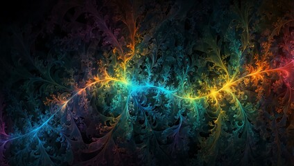 Fototapeta premium Imaginary fractal background.