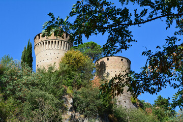La Rocca di Brisighella in provincia di Ravenna, Emilia-Romagna, Italia.