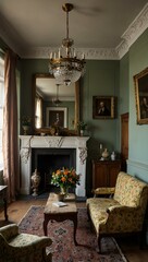 Interior of a Georgian house.