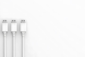 Network switch and Ethernet cables, neatly organised, showcasing connectivity and data transfer in a modern IT setup, emphasising efficiency and technology