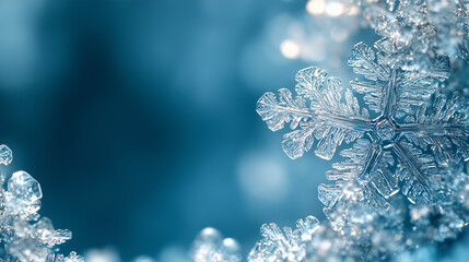 Abstract icy blue texture