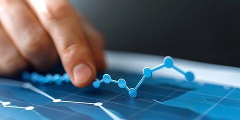 Business and economic growth on global business network, Data analysis of financial and banking, Stock, AI, Technology and data connection, Security, Blockchain and Networking, Business strategy.