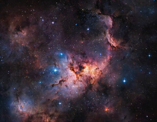 Fototapeta premium Space background with many stars
