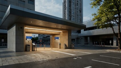 JR Kamata Station east exit building (April 2023).