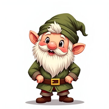 recommend clip art: Gnome chibi character, Dwarf chibi illustration