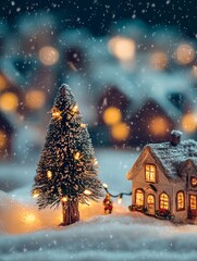 Fototapeta premium Christmas illustrations