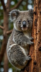 Fototapeta premium Koala (Phascolarctos cinereus).