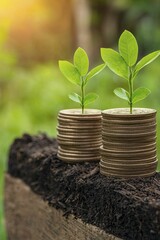 Economic strategy visualizing growth through innovative change management concepts