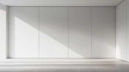 Blank Wall and Floor Space for Design Mockup.