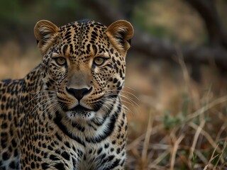 Fototapeta premium Leopard in the wild.