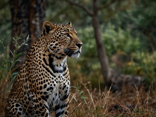 Obraz premium Leopard in the wild.