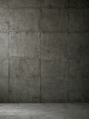 Light gray concrete wall.