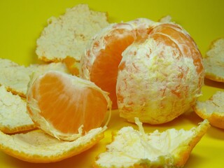 food. Citrus fruit - Mandarin (Citrus reticulata), Rutaceae family