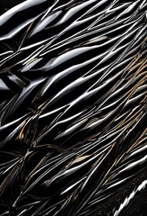 Fototapeta premium captivating macro showcasing mirror like chrome finishes reflective detailing texture variations, shine, luster, polish, surface, light, reflection