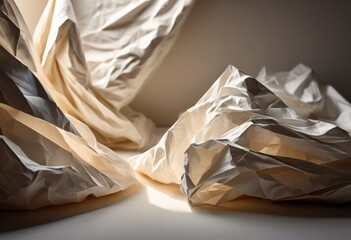 captivating close intricate crumpled paper textures featuring unique light reflections, abstract, background, aesthetic, artist, blue, color, colors