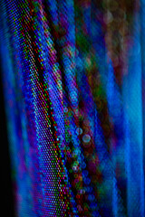  Abstract pixel art screen digital texture. LED screen on stage
