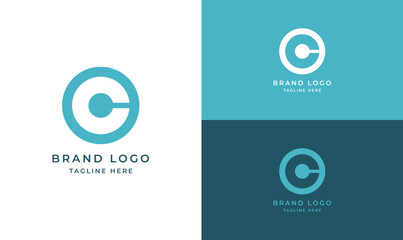 Professional Logo Design with Letter C and Circle – Modern Branding Vector