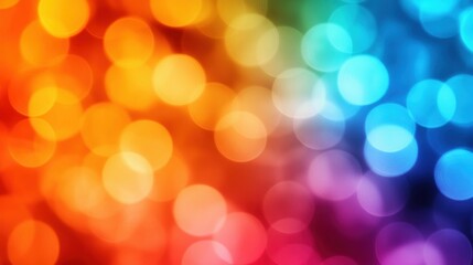 Obraz premium Abstract vibrant bokeh lights