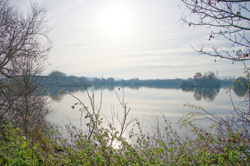 Still water nature reserve lake