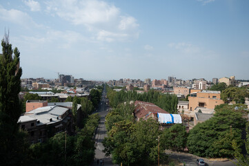 Fototapeta premium view of the city of the city