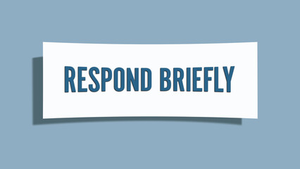 Respond briefly. A card isolated on blue background.