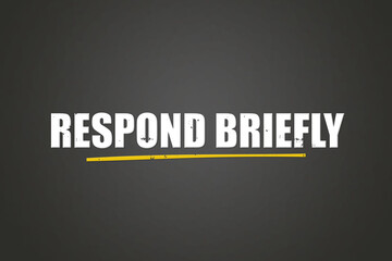 Respond briefly. A blackboard with white text. Illustration with grunge text style.