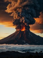 Majestic volcano.